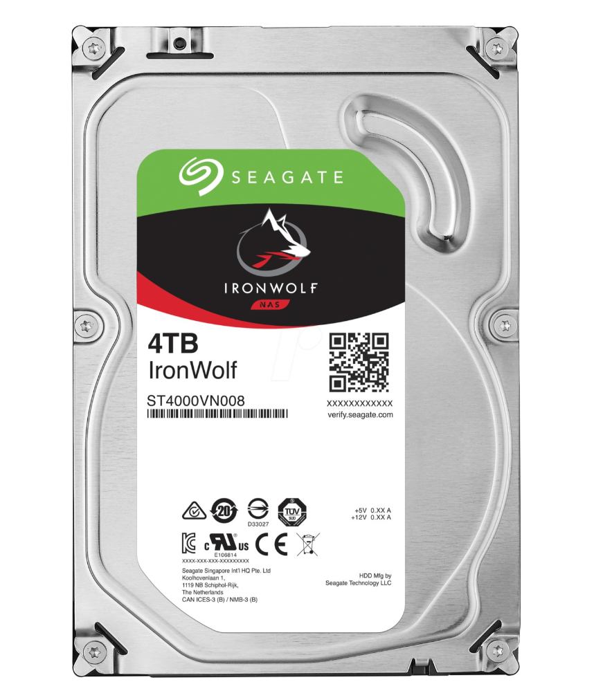Seagate Ironwolf 4 TB 5900 RPM 64 MB  ST4000VN008