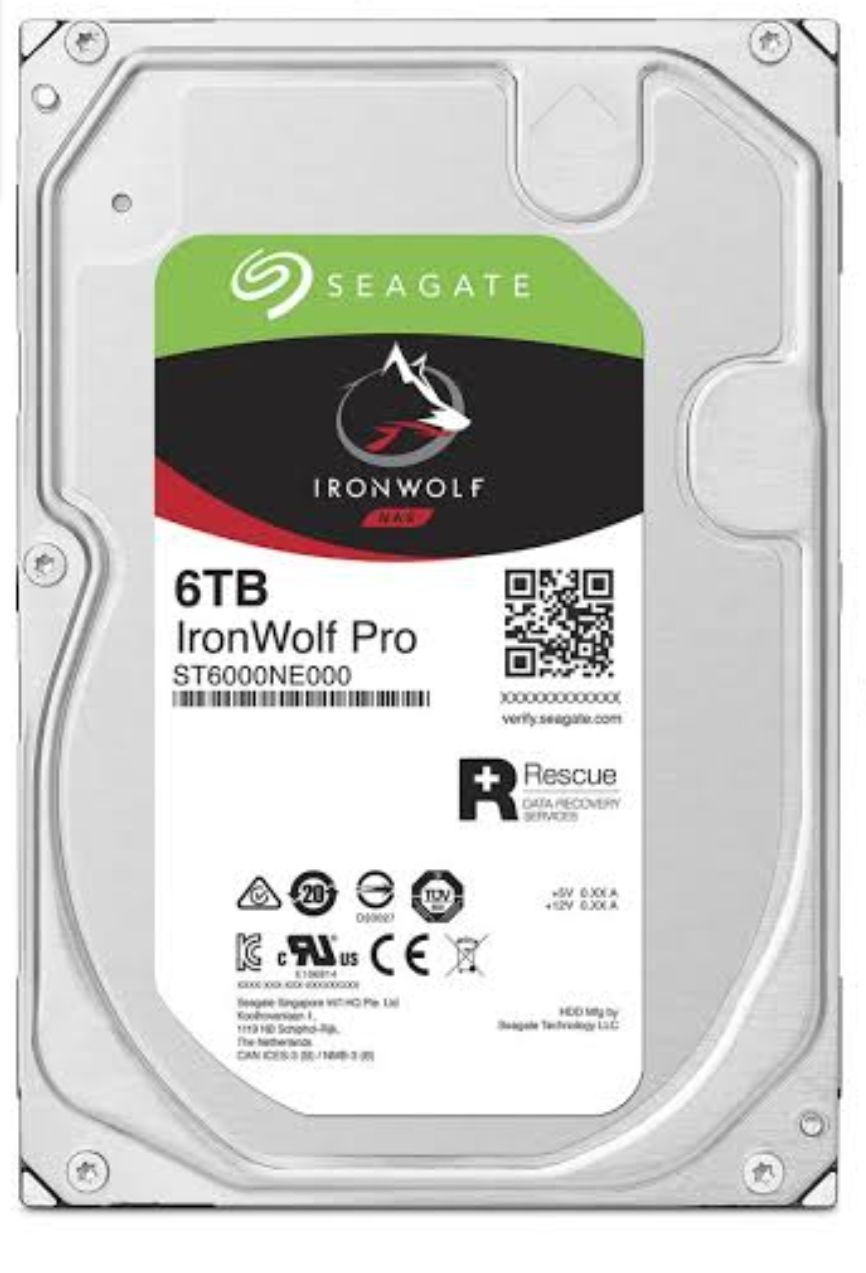 Seagate IronWolf Pro 6 TB 3.5'' SATA ST6000NE000 (2 YIL TÜRKİYE GARANTİLİ)