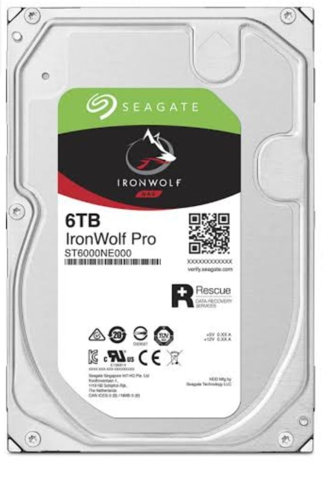 Seagate IronWolf Pro 6 TB 3.5'' SATA ST6000NE000 (2 YIL TÜRKİYE GARANTİLİ)