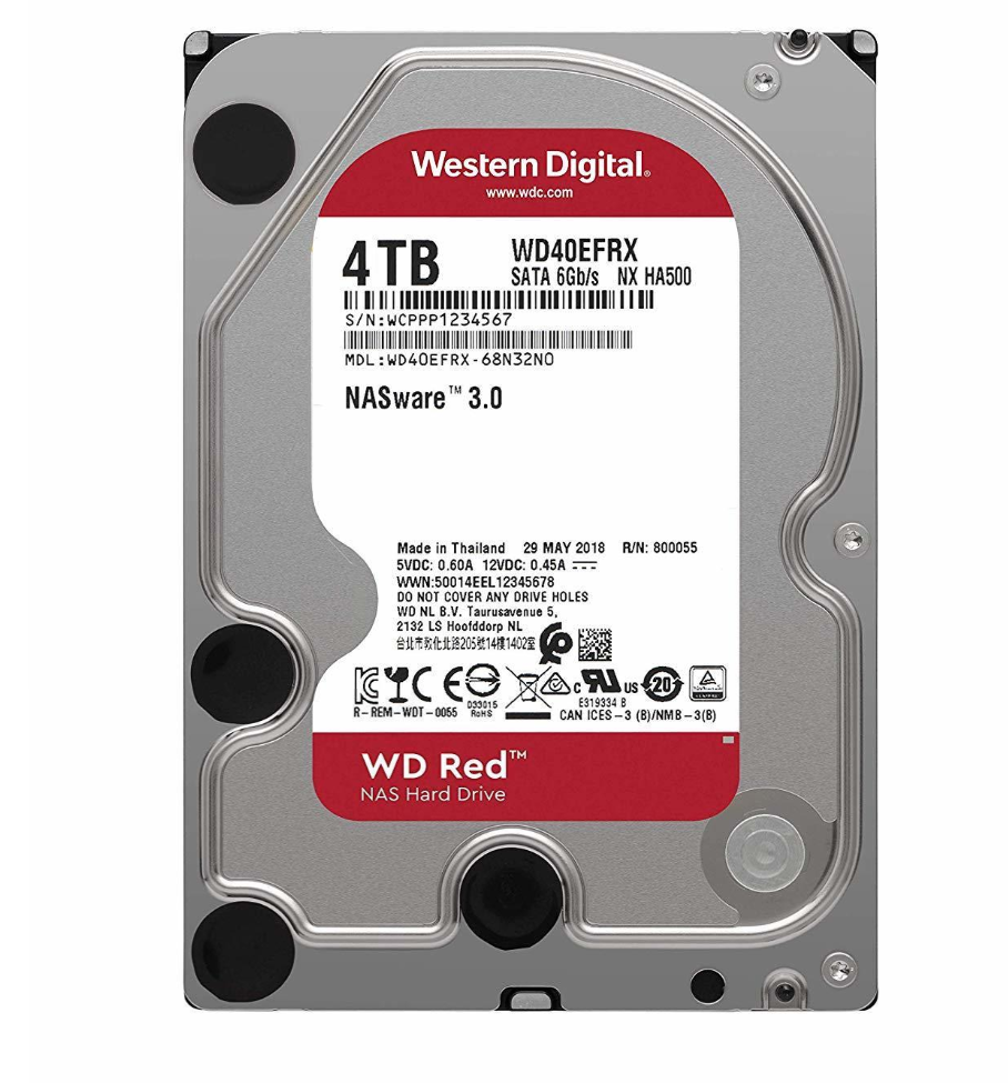 WD RED NAS 4 TB 3.5'' SATA 3.0 WD40EFRX Harddisk (2 YIL TÜRKİYE GARANTİLİ)