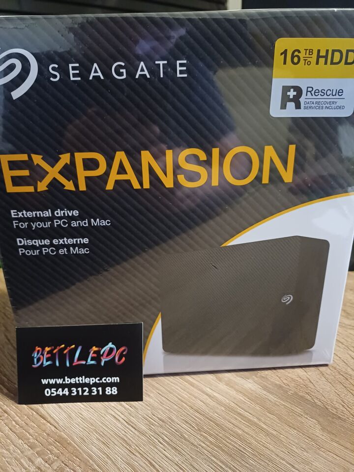 Seagate 16 TB Expansıon STKP16000400 USB 3.0 (2 YIL TÜRKİYE GARANTİLİ)