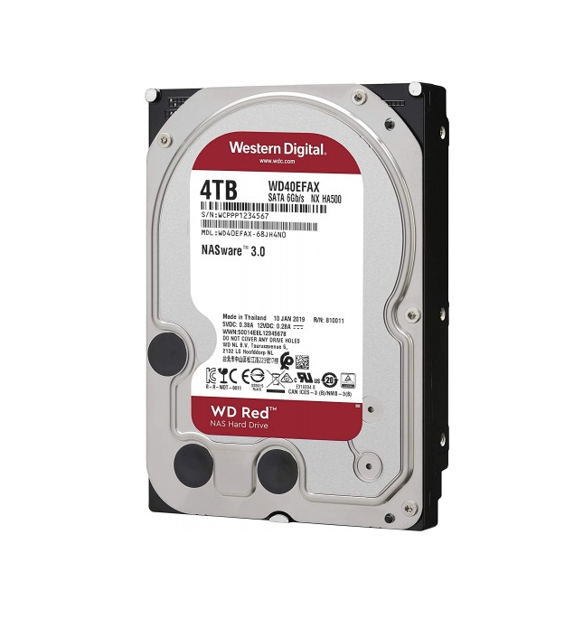 WD RED NAS 4TB  3.5'' SATA 3.0 WD40EFAX Harddisk (2 YIL TÜRKİYE GARANTİLİ)