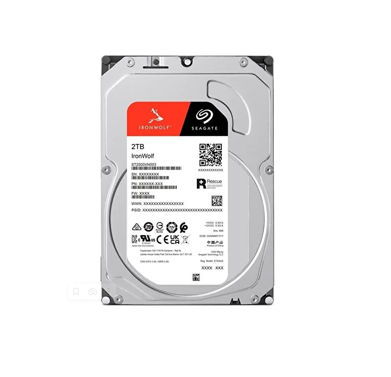 Seagate IronWolf NAS 2TB SATA 256MB ST2000VN003