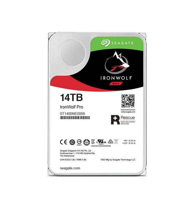 Seagate IronWolf Pro NAS 14 TB 3.5'' ST14000NE0008 (5 YIL TÜRKİYE GARANTİLİ)
