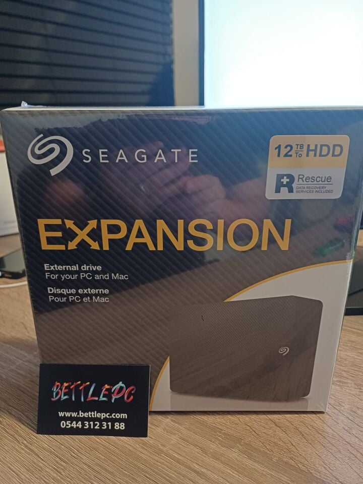 Seagate 12 TB Expansion STKP12000400 USB 3.0 Harici Harddisk (2 YIL TÜRKİYE GARANTİLİ)
