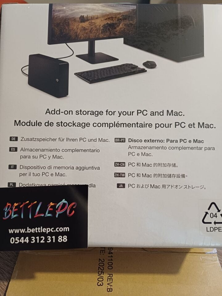 Seagate Expansion Desktop STKP8000400 USB 3.0 3.5'' 8 TB Harici Harddisk (2 YIL RESMİ TÜRKİYE GARANTİLİ)