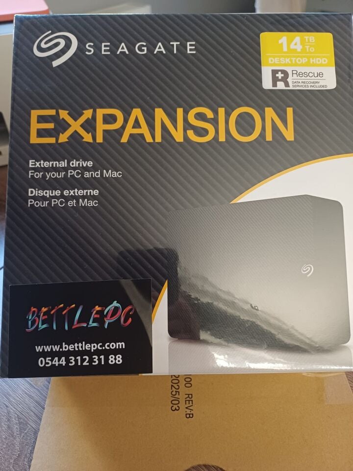 Seagate 14 TB Expansion STKP14000400 USB 3.0 (2 YIL TÜRKİYE GARANTİLİ)