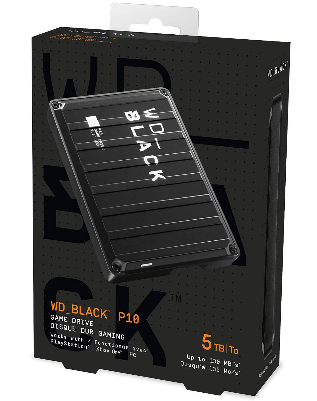 WD 5 TB 2.5'' USB 3.2 Black P10 Game Drive WDBA3A0050BBK-WESN   Taşınabilir Disk Siyah (2 YIL TÜRKİYE GARANTİLİ)