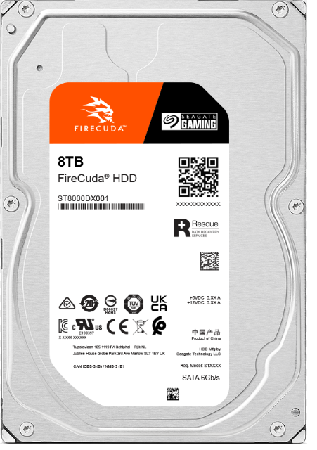 Seagate Firecuda Gaming 8TB 3.5'' SATA ST8000DX001 ( 2 YIL TÜRKİYE GARANTİLİ )