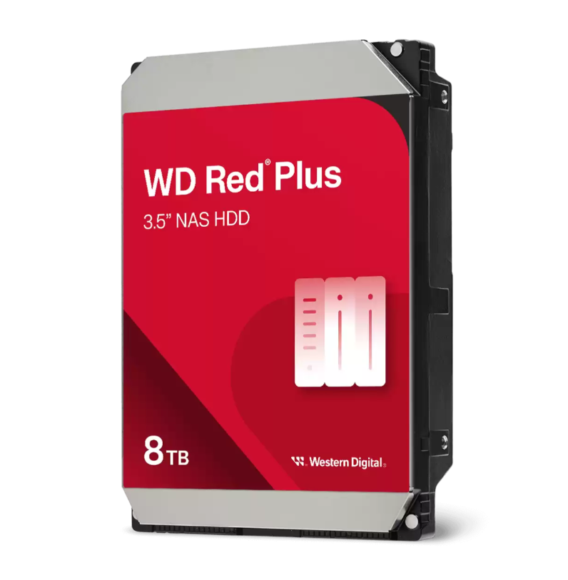 WD Red Plus NAS 8 TB 3.5'' 5640 RPM WD80EFZZ Harddisk (2 YIL TÜRKİYE GARANTİLİ)