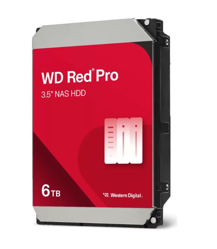 WD RED Pro NAS 6TB SATA 3 256MB cache 7200RPM WD6005FFBX  Harddisk