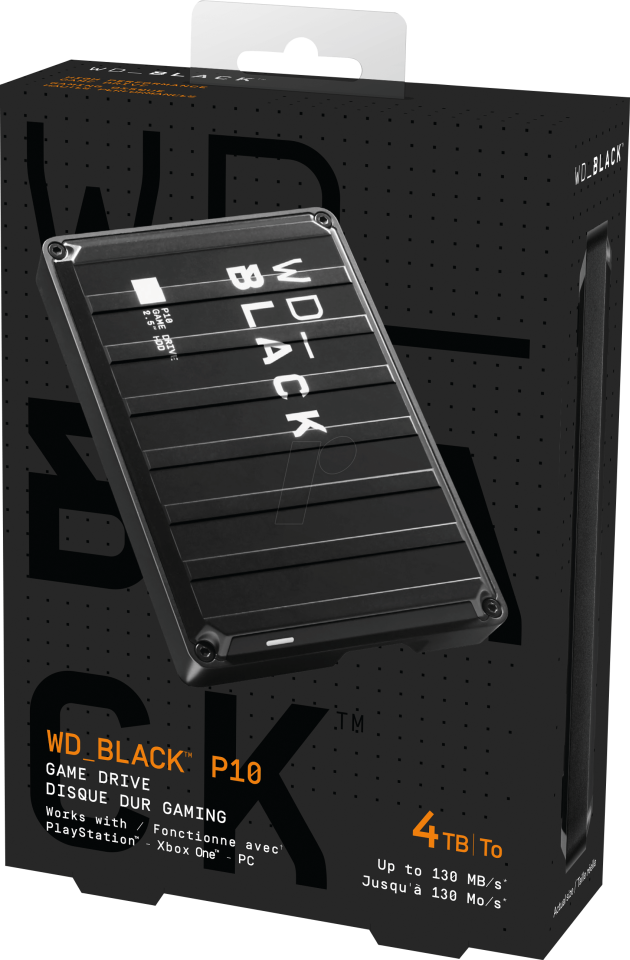 WD Black P10 Game Drive 4TB 2.5'' Taşınabilir Disk WDBA3A0040BBK-WESN (2 YIL TÜRKİYE GARANTİLİ)