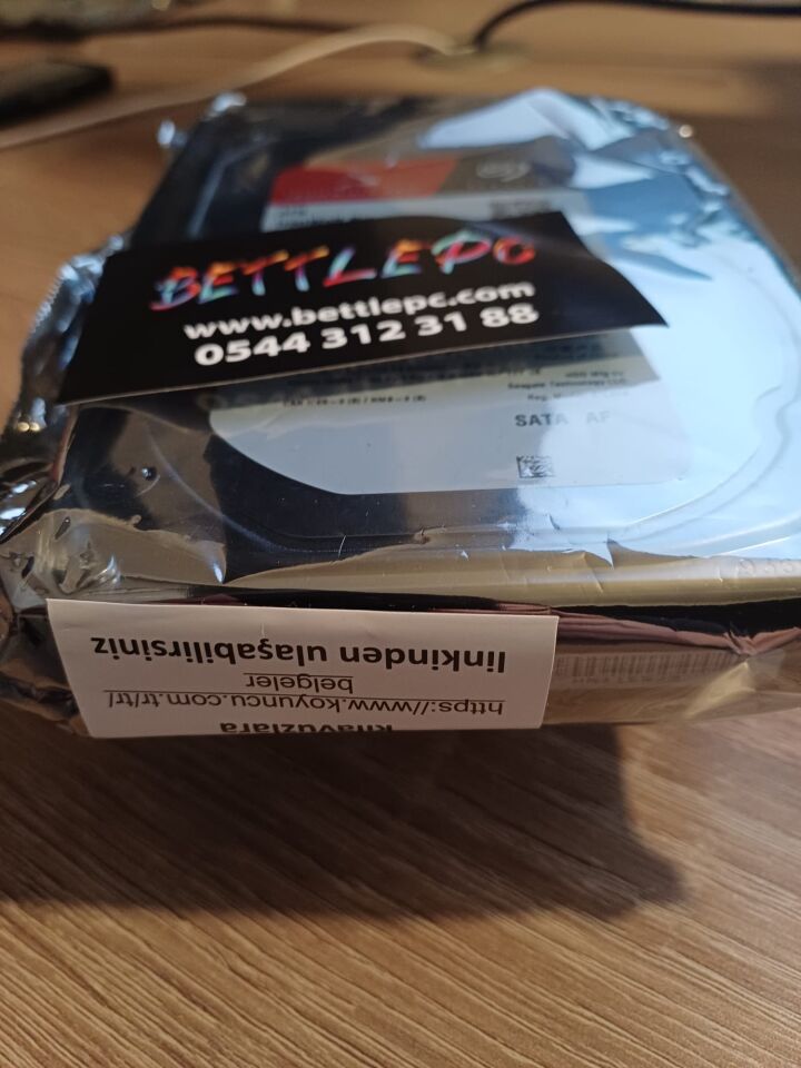 Seagate 4 TB Ironwolf Pro 3.5'' 7200rpm 256mb Sata3 ST4000NT001 (5 YIL RESMI DIST GARANTILI)