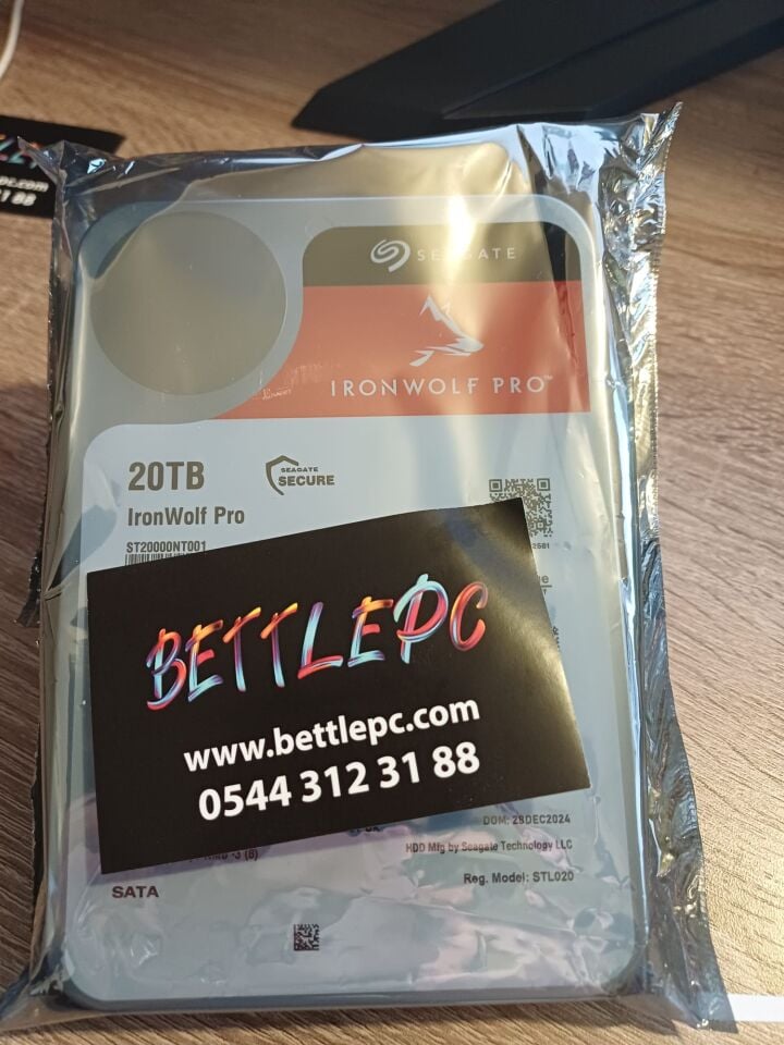 20 TB SEAGATE 3.5 IRONWOLF PRO SATA3 7200RPM 256MB ST20000NT001 (5 YIL TÜRKİYE GARANTILI)