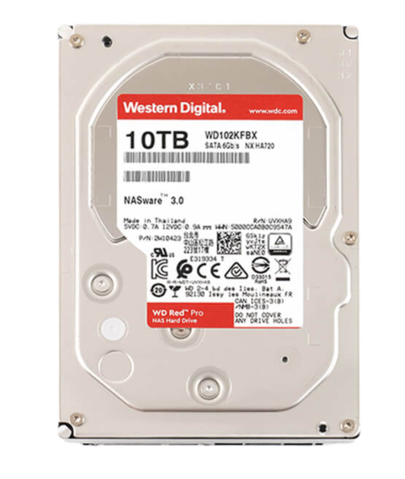 WD Red Pro 10 TB WD102KFBX SATA 3.0 7200 RPM 3.5''  Harddisk  (5 YIL TÜRKİYE GARANTİLİ)