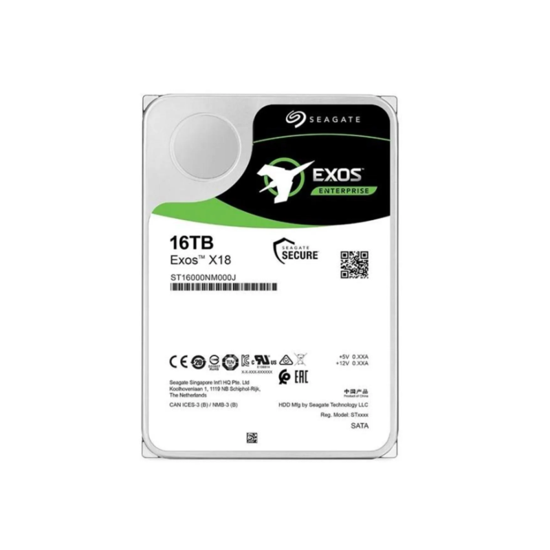 Seagate Exos 16 TB  SATA 3.0 7200 RPM 3.5'' ST16000NM000J Harddisk (2 YIL TÜRKİYE GARANTİLİ)