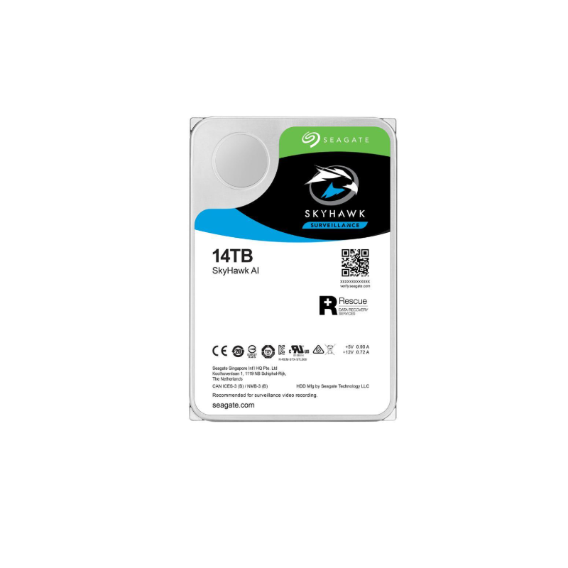 Seagate SkyHawk ST14000VE0008 SATA 3.0 7200 RPM 3.5'' 14 TB Harddisk (2 YIL TÜRKİYE GARANTİLİ)
