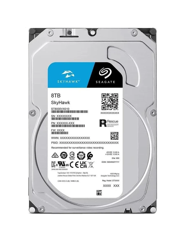 Seagate SkyHawk 8 TB SATA 3.0 7200 RPM 3.5'' ST8000VX010 Harddisk (2 YIL TÜRKİYE GARANTİLİ)