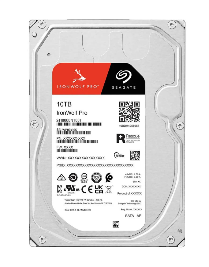 Seagate ironwolf pro 10 TB 256MB 7200 RPM ST10000NT001 (5 YIL RESMI DIST GARANTILI)