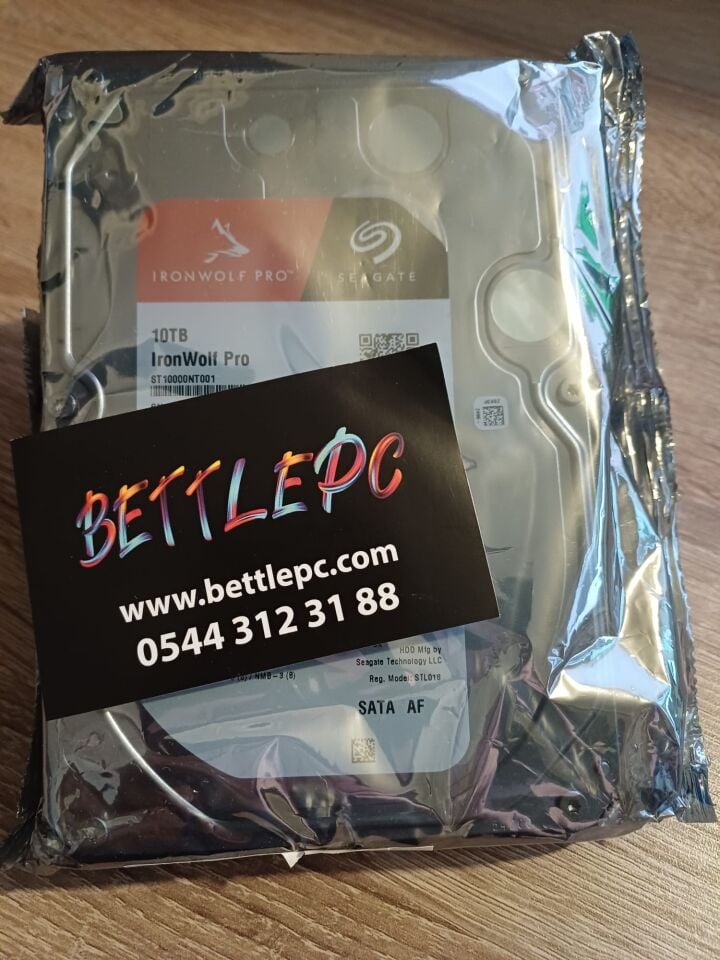 Seagate ironwolf pro 10 TB 256MB 7200 RPM ST10000NT001 (5 YIL RESMI DIST GARANTILI)