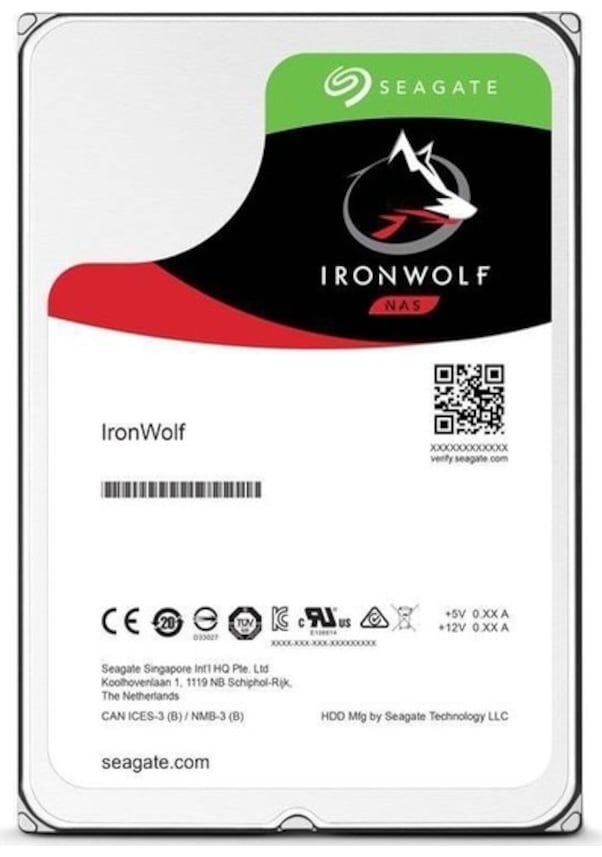 Seagate IronWolf NAS ST10000VN0004 3.5'' 10 TB 5900 RPM 256 MB SATA 3 HDD
