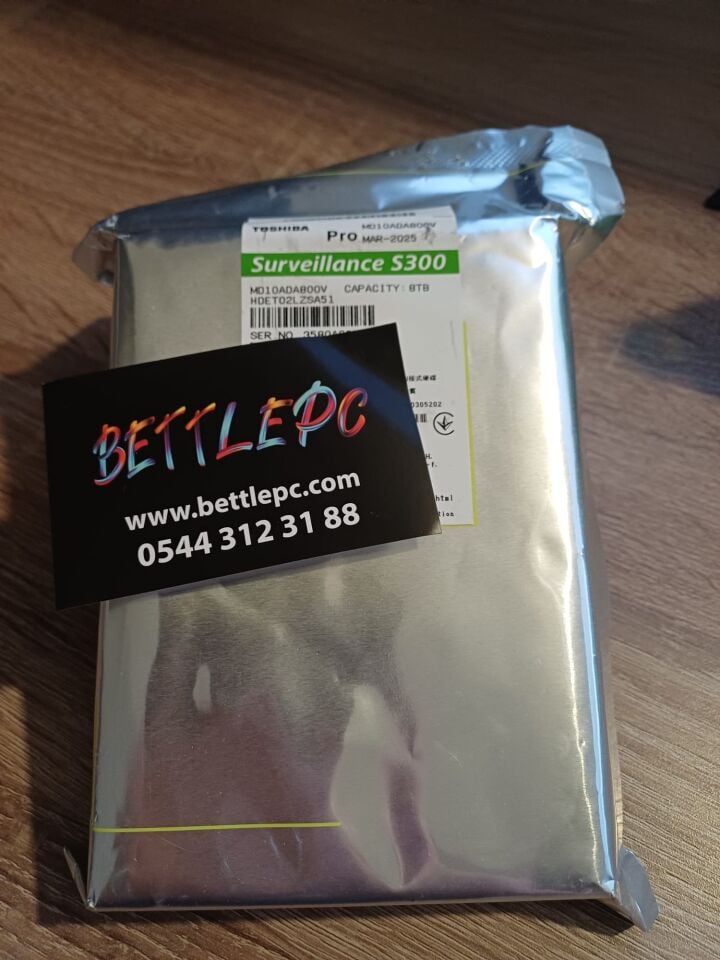 Toshiba S300 Pro MD10ADA800V SATA 3.0 7200 RPM 3.5'' 8 TB Harddisk
