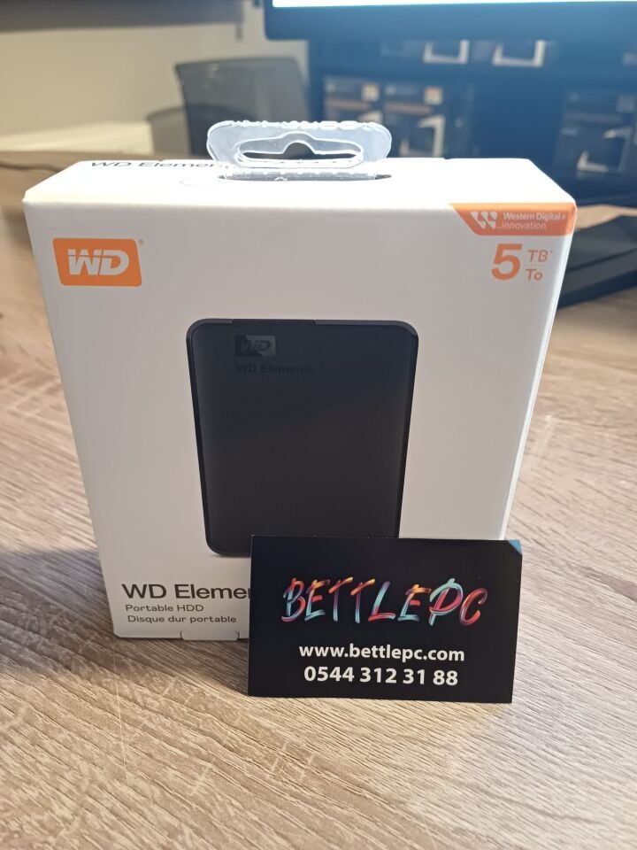 Western Digital Elements WDBU6Y0050BBK USB 3.0 2.5'' 5 TB Harici Harddisk