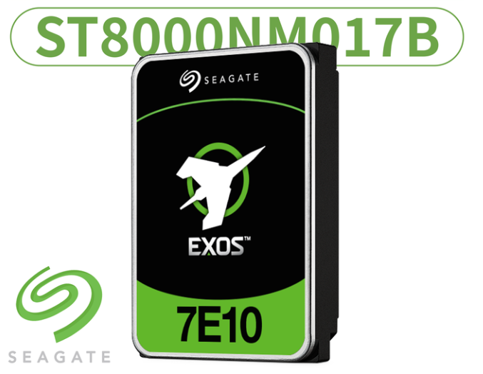 Seagate Exos 7E10 ST8000NM017B SATA 3.0 7200 RPM 3.5'' 8 TB Harddisk