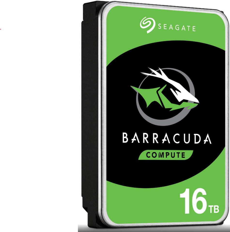 Seagate BarraCuda ST16000DM001 16TB 7200 RPM 512MB Cache SATA 6.0Gb/s 3.5'' Internal Harddisk