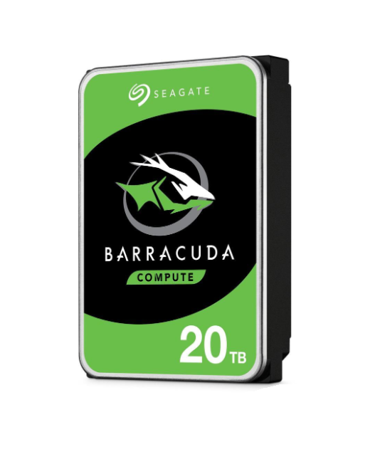 Seagate BarraCuda ST20000DM001 20TB 7200 RPM 512MB Cache SATA 3 Harddisk