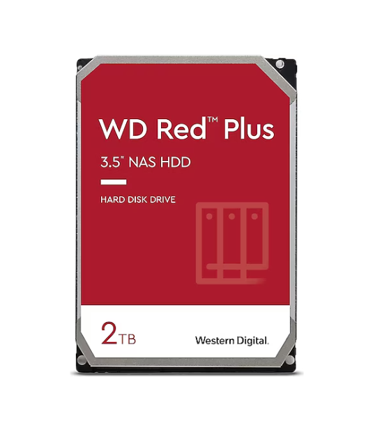 Western Digital Red Plus WD20EFPX SATA 3.0 5400 RPM 3.5'' 2 TB Harddisk (2 YIL TÜRKİYE GARANTİLİ)