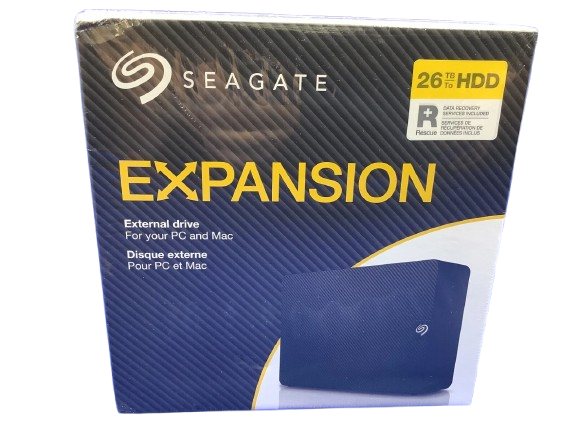 Seagate 26TB STKP26000400 Expansion  External USB 3.0 Desktop Hard Drive (2 YIL TÜRKİYE GARANTİLİ)
