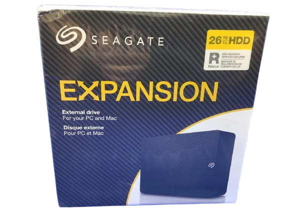Seagate 26TB STKP26000400 Expansion  External USB 3.0 Desktop Hard Drive (2 YIL TÜRKİYE GARANTİLİ)
