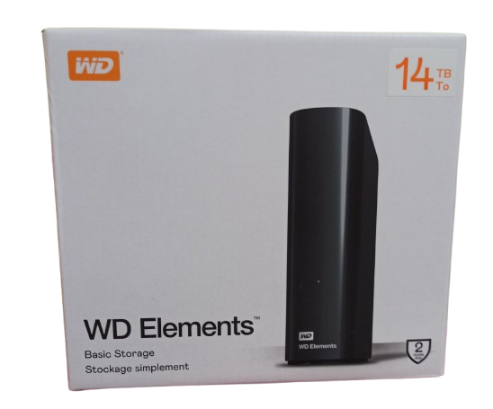 WD Elements 14 TB 3.5'' Desktop WDBWLG0140HBK USB 3.0 Harici Harddisk