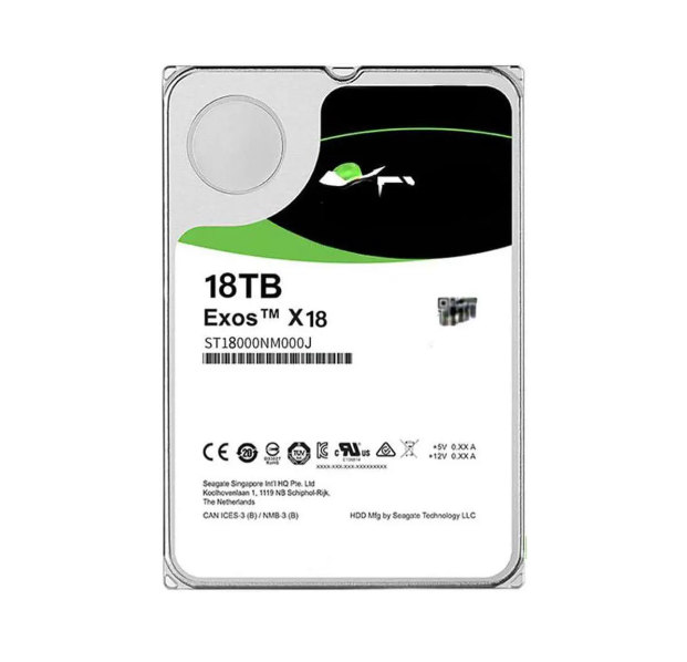 Seagate Exos 18 TB SATA 3.0 7200 RPM 3.5'' ST18000NM000J Harddisk
