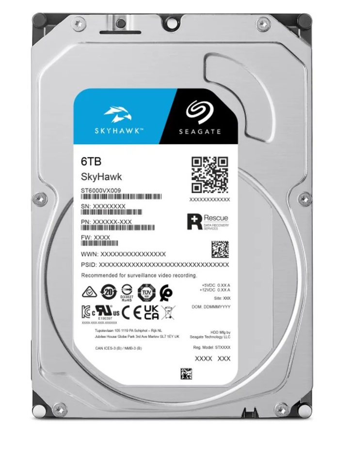 Seagate SkyHawk 6 TB SATA 3.0 5400 RPM 3.5'' ST6000VX009 Harddisk (2 YIL TÜRKİYE GARANTİLİ)