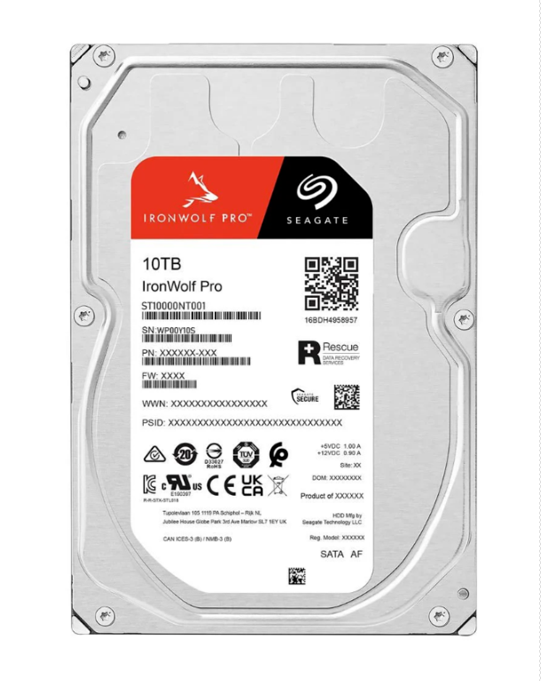 Seagate ironwolf pro 10 TB 256MB 7200 RPM ST10000NT001 (2 YIL TÜRKİYE GARANTİLİ) )