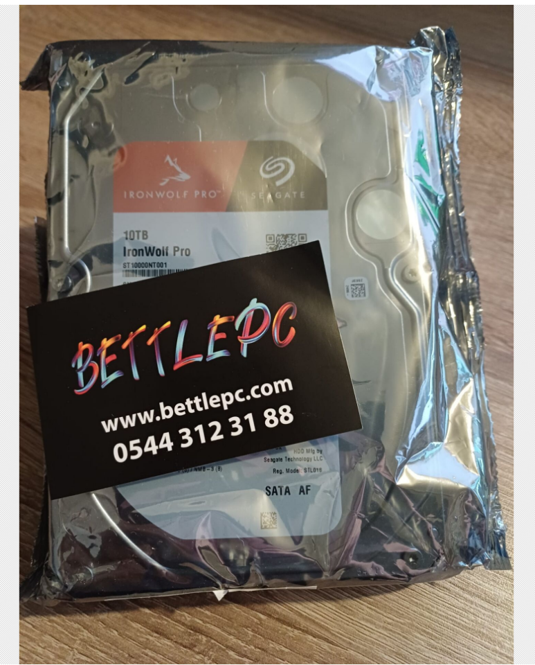 Seagate ironwolf pro 10 TB 256MB 7200 RPM ST10000NT001 (2 YIL TÜRKİYE GARANTİLİ) )